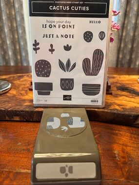 Cactus Cuties Photopolymer Stamp Set & Punch